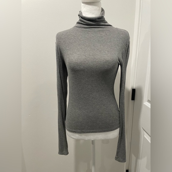 Gray Women's Ribbed Turtleneck by BP Nordstroms - Picture 2 of 5